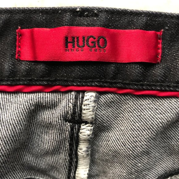 Hugo Hugo Boss Charcoal Gray Jeans Size 36/32 - Picture 4 of 4